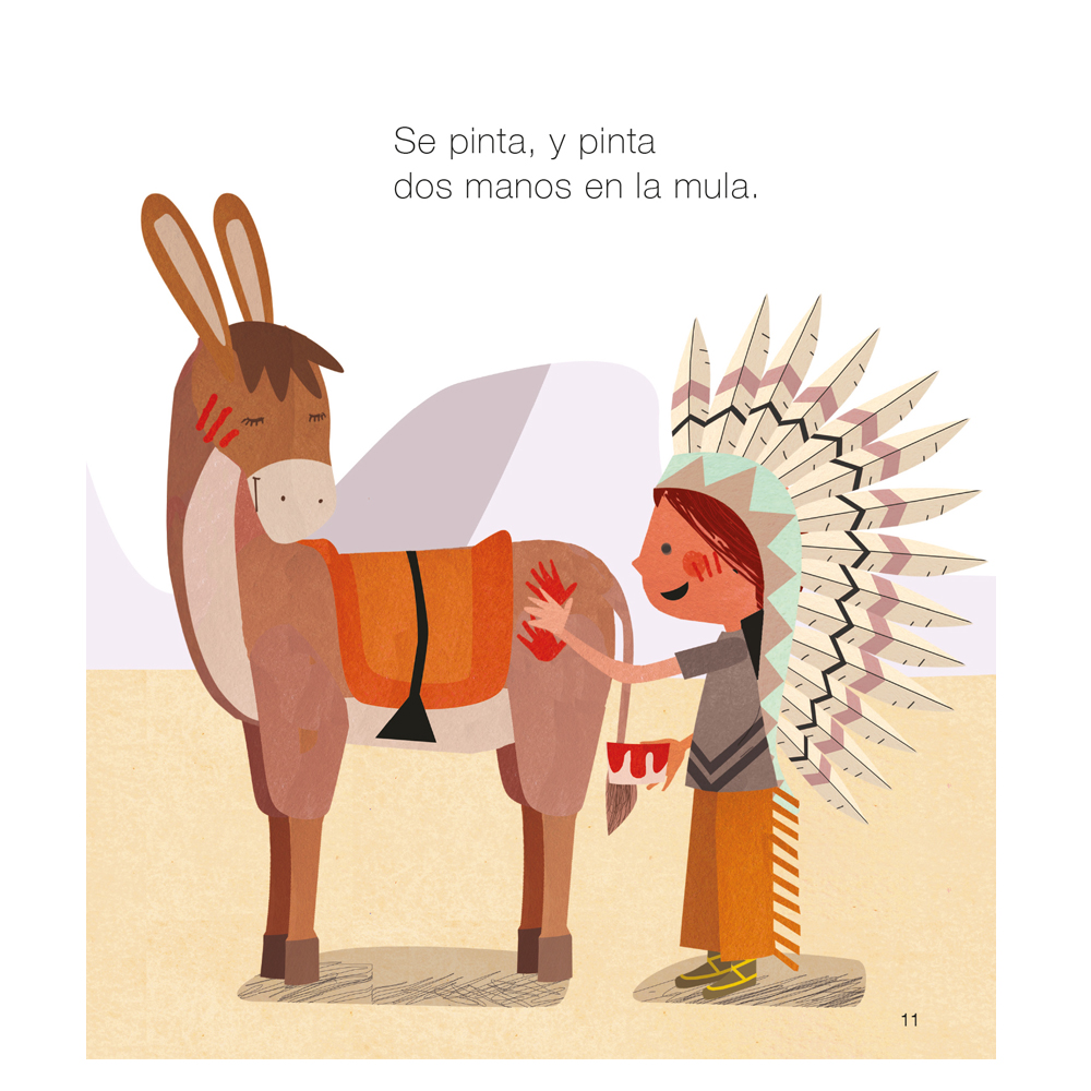 Ratito a ratito 5.– Daniel, el indio. Letra de imprenta - Imagen 2