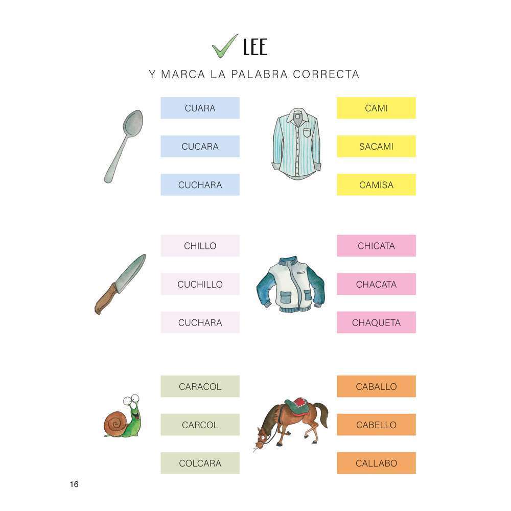 Sílabas y palabras 4 (trisílabos - volumen 1) - Imagen 3