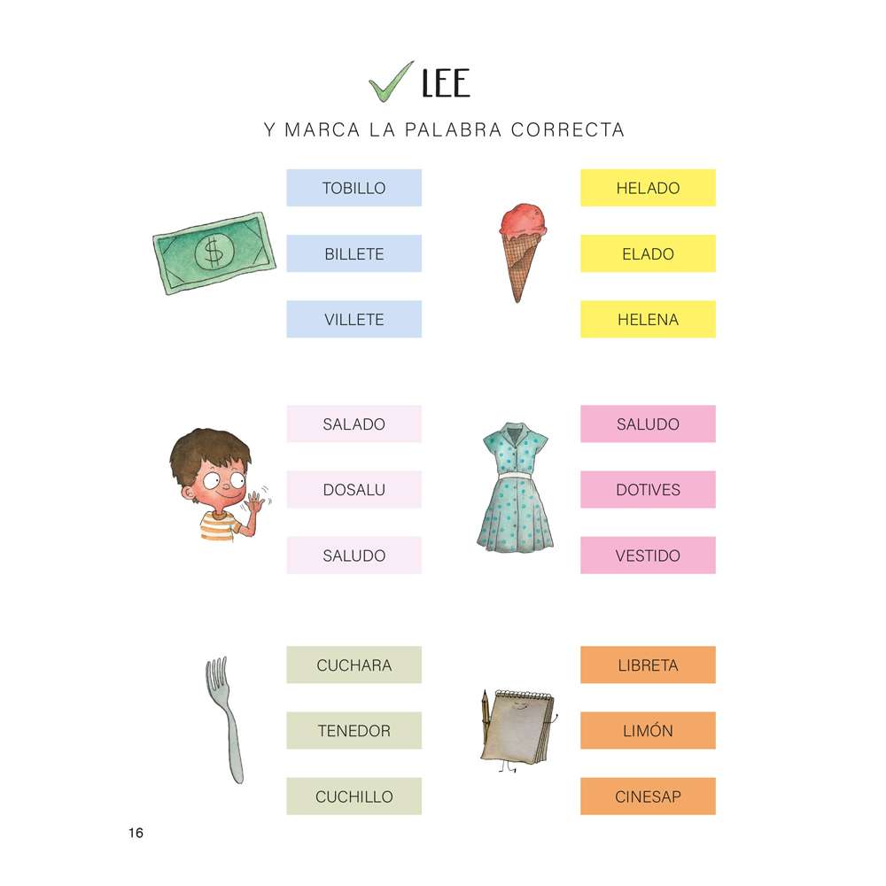 Sílabas y palabras 5 (trisílabos - volumen 2) - Imagen 5