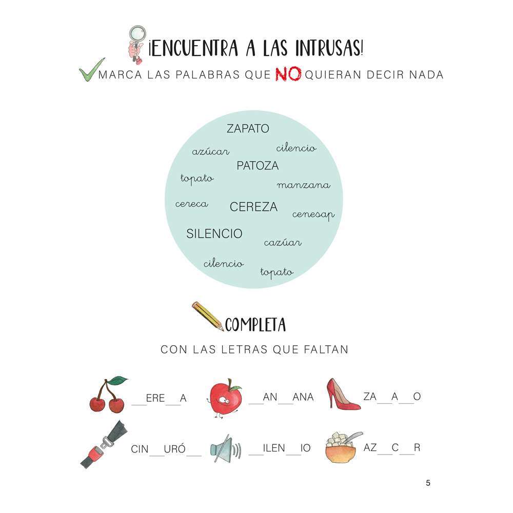 Sílabas y palabras 5 (trisílabos - volumen 2) - Imagen 4